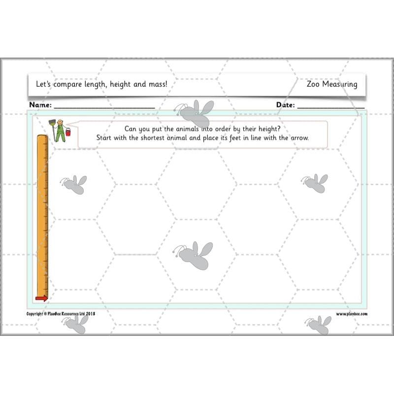 PlanBee Let's compare length, height and mass - KS1 Maths Resources and Plans