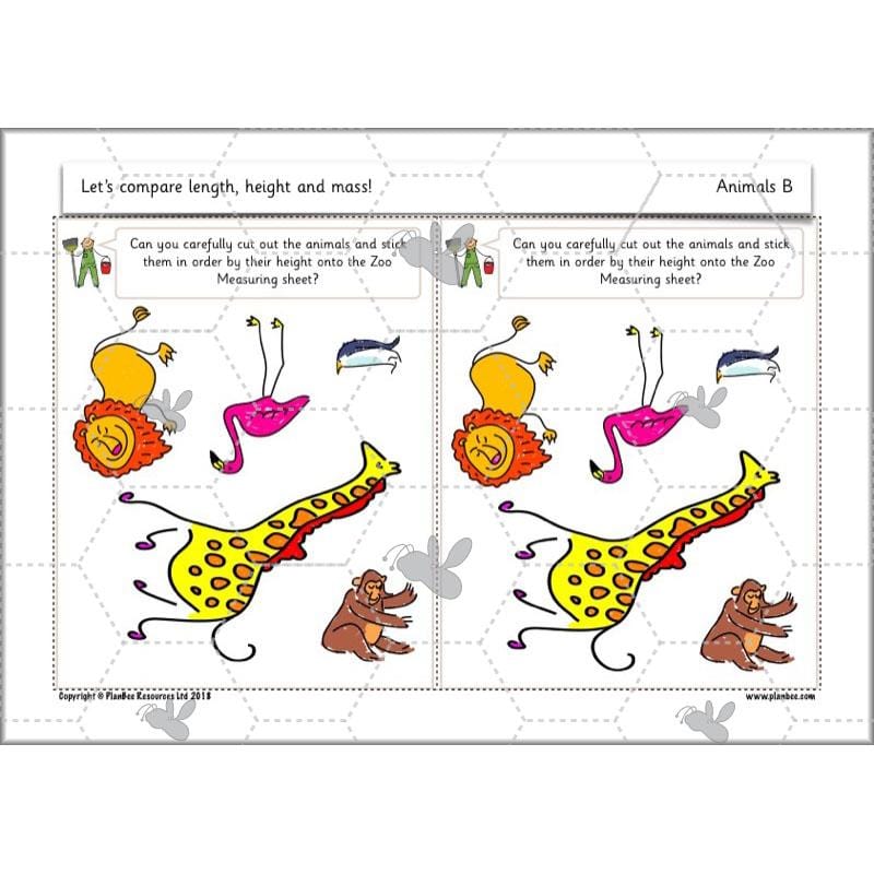 PlanBee Let's compare length, height and mass - KS1 Maths Resources and Plans