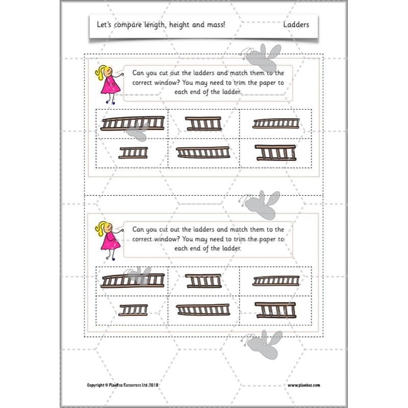 PlanBee Let's compare length, height and mass - KS1 Maths Resources and Plans
