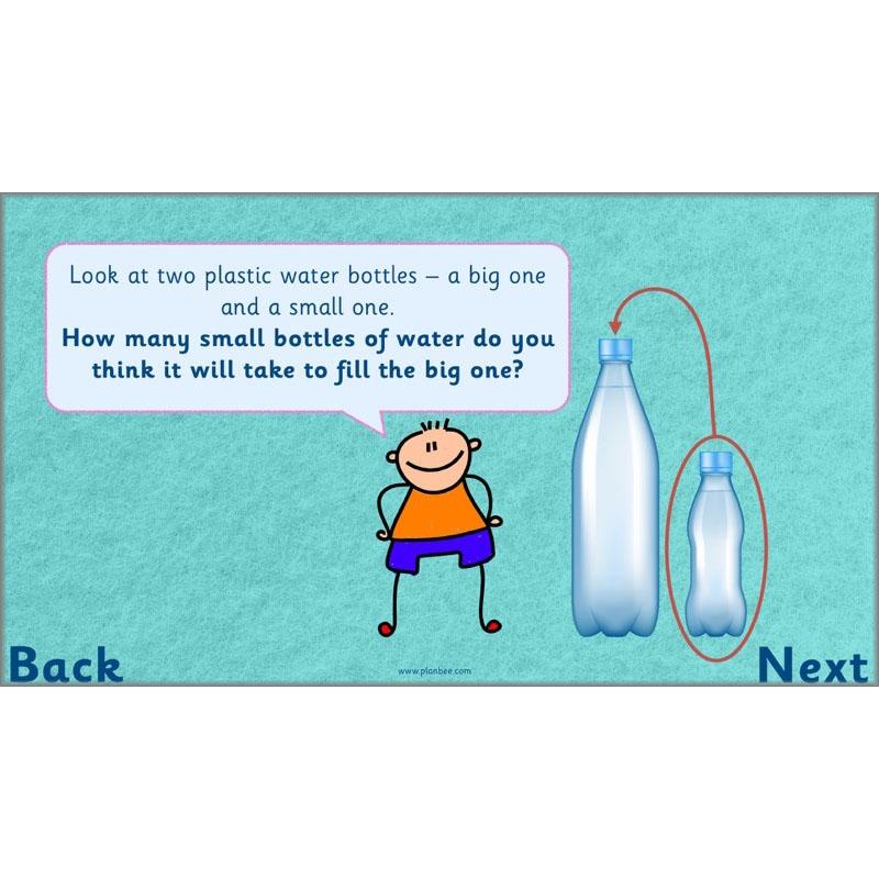 PlanBee Let’s compare mass and capacity - Year 1 Maths planning pack