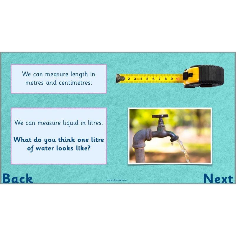 PlanBee Let’s compare mass and capacity - Year 1 Maths planning pack