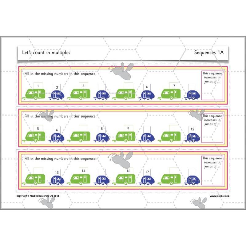 PlanBee Let’s count in multiples - maths for Year 1 KS1