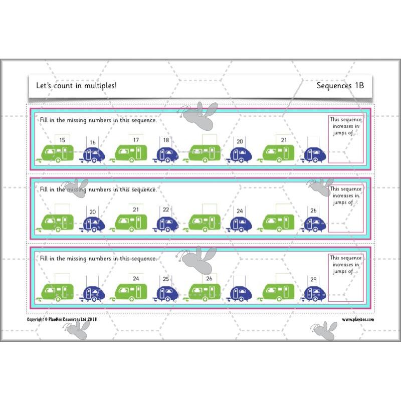 PlanBee Let’s count in multiples - maths for Year 1 KS1