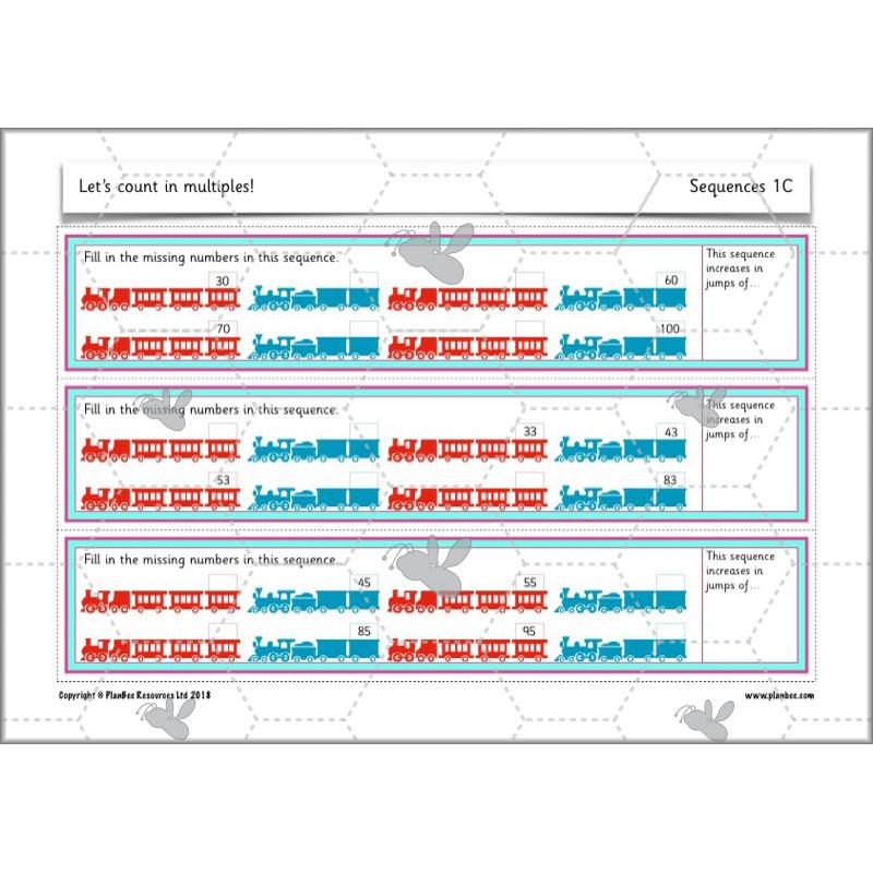 PlanBee Let’s count in multiples - maths for Year 1 KS1