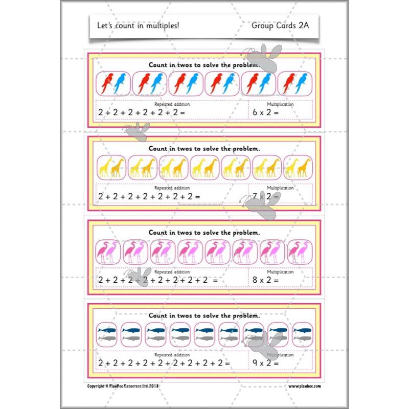 PlanBee Let’s count in multiples - maths for Year 1 KS1
