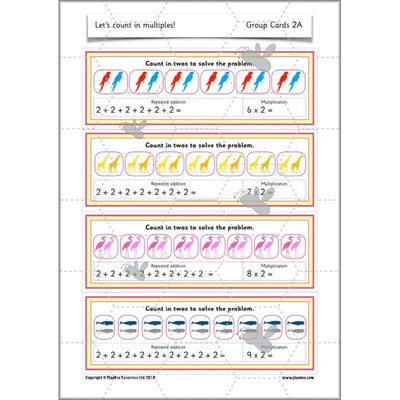 PlanBee Let’s count in multiples - maths for Year 1 KS1