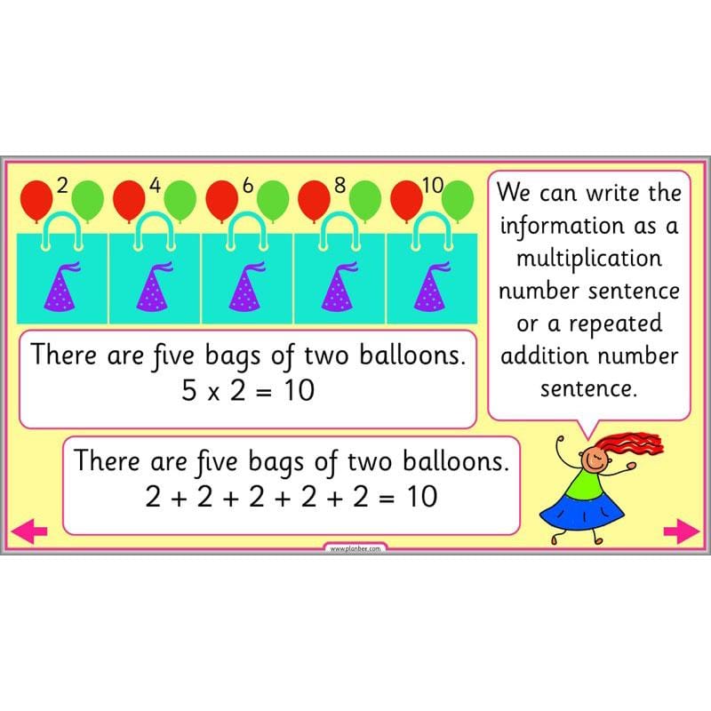 PlanBee Let’s count in multiples - maths for Year 1 KS1