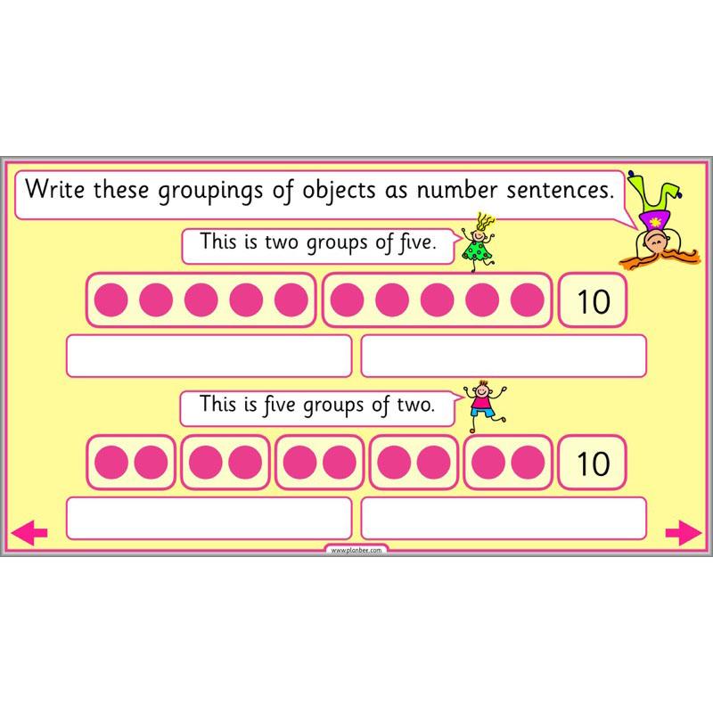 PlanBee Let’s count in multiples - maths for Year 1 KS1
