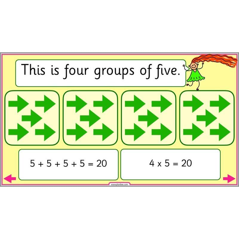 PlanBee Let’s count in multiples - maths for Year 1 KS1