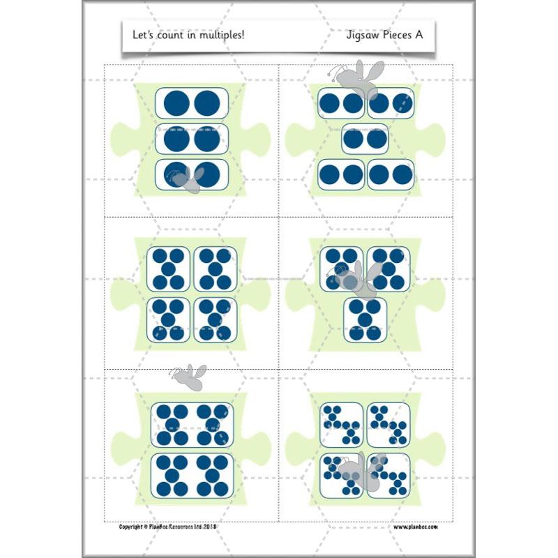 PlanBee Let’s count in multiples - maths for Year 1 KS1