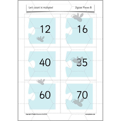 PlanBee Let’s count in multiples - maths for Year 1 KS1