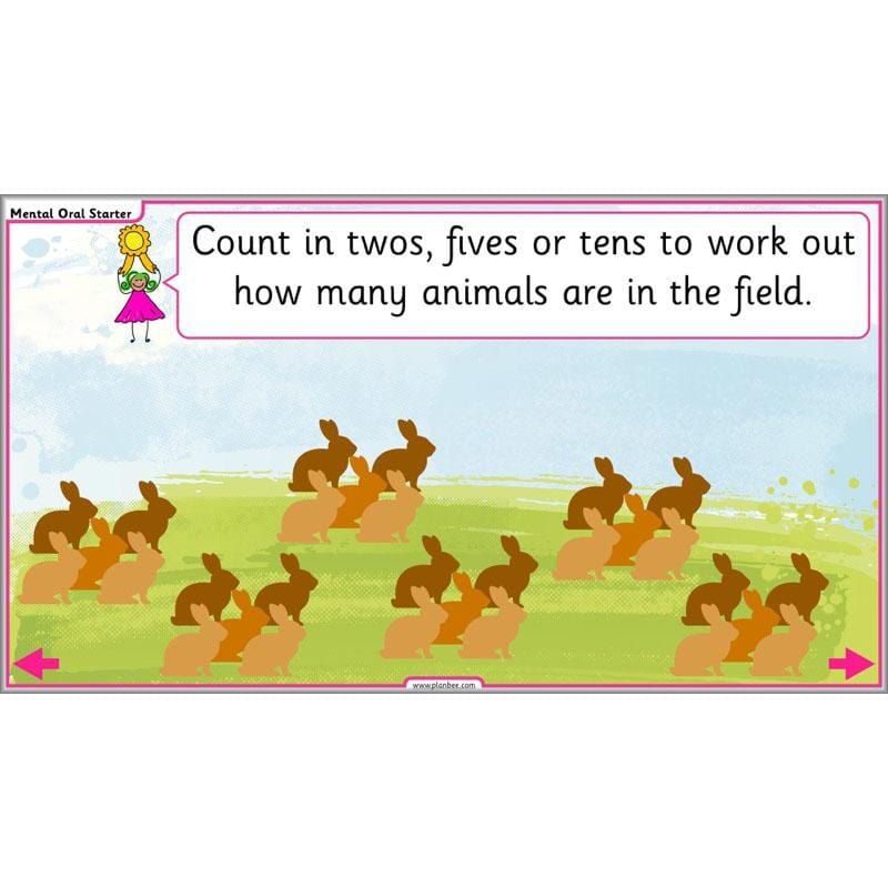 PlanBee Let’s count in multiples - maths for Year 1 KS1