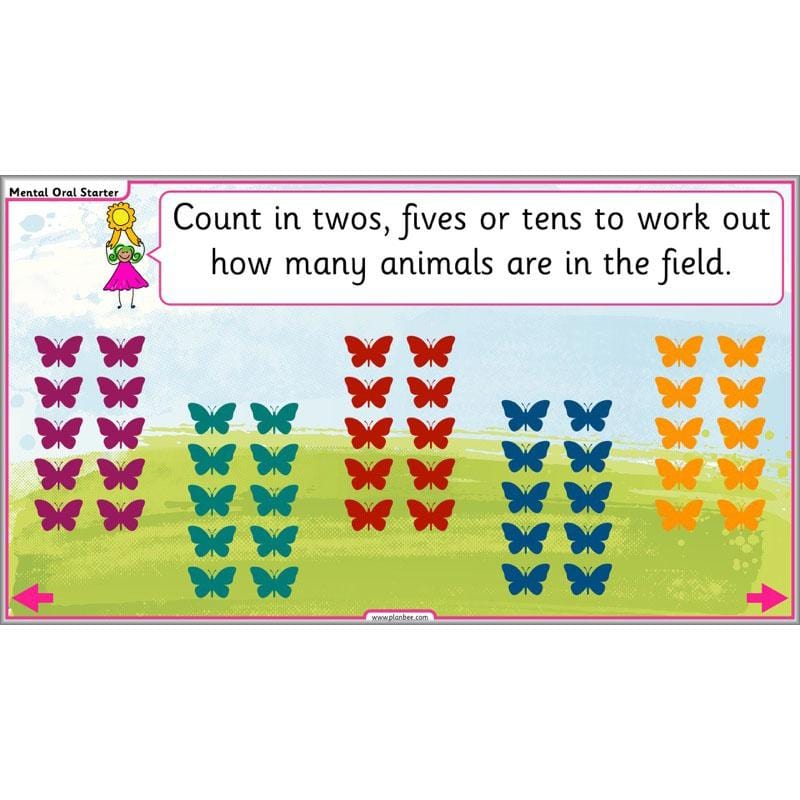 PlanBee Let’s count in multiples - maths for Year 1 KS1