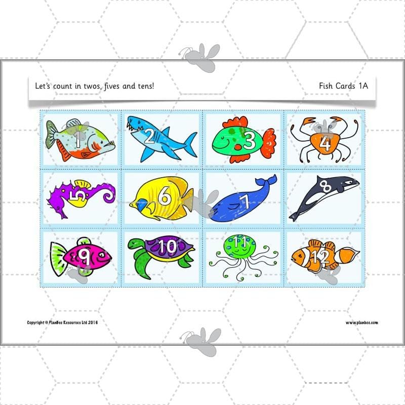 PlanBee Let’s count in twos, fives and tens - KS1 Year 1 Maths
