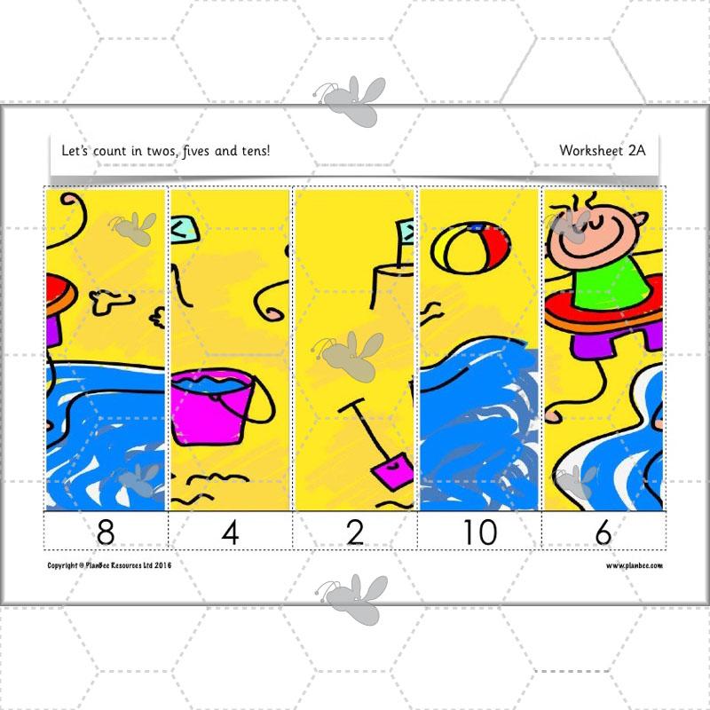 PlanBee Let’s count in twos, fives and tens - KS1 Year 1 Maths