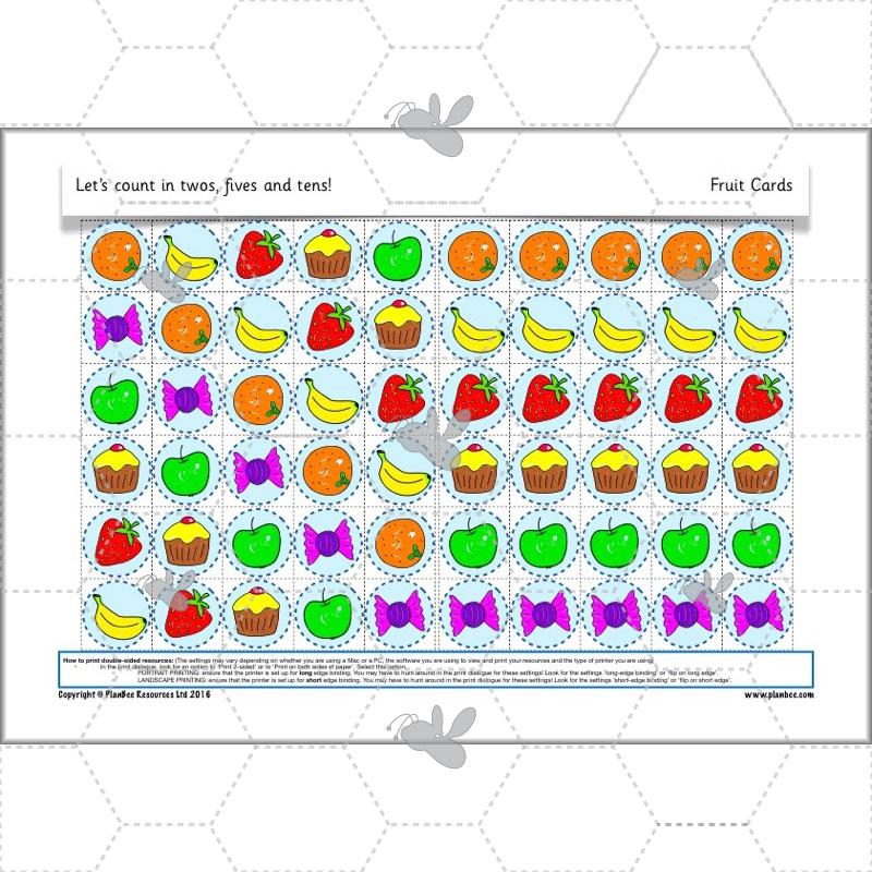 PlanBee Let’s count in twos, fives and tens - KS1 Year 1 Maths