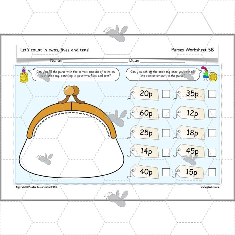 PlanBee Let’s count in twos, fives and tens - KS1 Year 1 Maths
