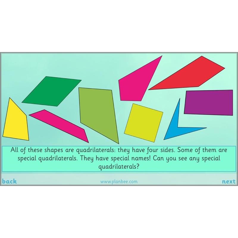 PlanBee Properties of Shapes Year 2 Maths Lessons by PlanBee