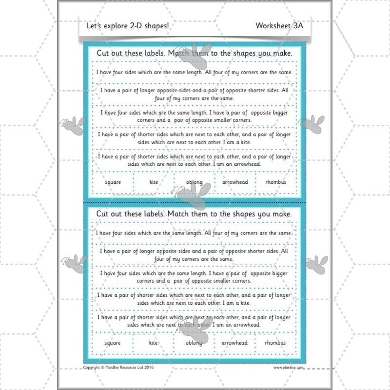 PlanBee Properties of Shapes Year 2 Maths Lessons by PlanBee