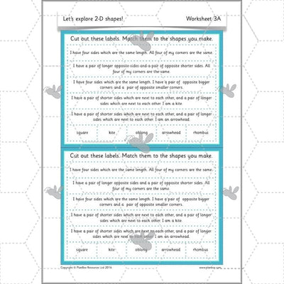 PlanBee Properties of Shapes Year 2 Maths Lessons by PlanBee