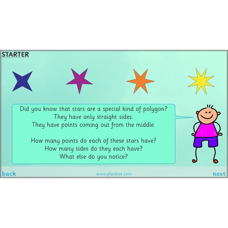 PlanBee Properties of Shapes Year 2 Maths Lessons by PlanBee