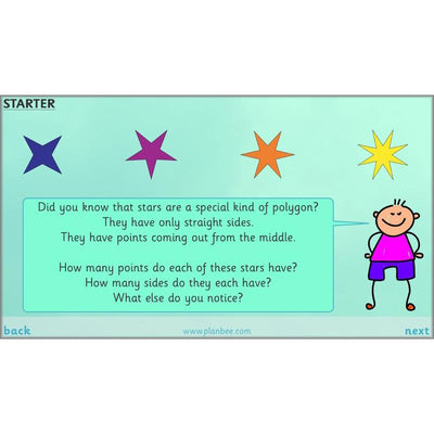 PlanBee Properties of Shapes Year 2 Maths Lessons by PlanBee