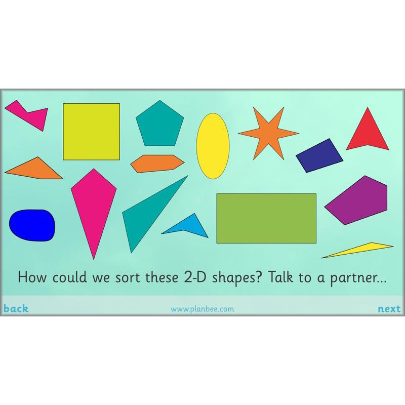 PlanBee Properties of Shapes Year 2 Maths Lessons by PlanBee