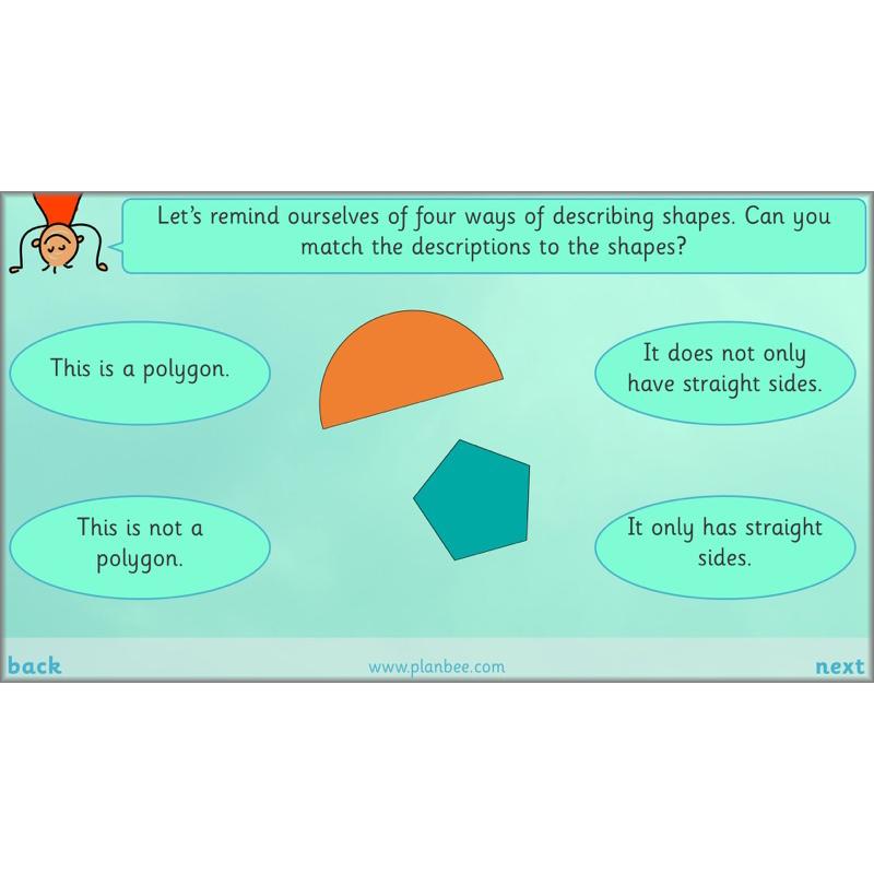 PlanBee Properties of Shapes Year 2 Maths Lessons by PlanBee