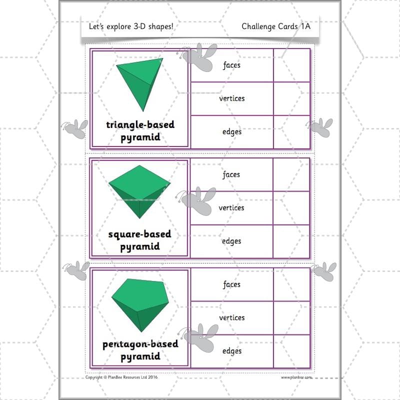 PlanBee Explore 3D Shapes Year 2 Maths Lesson by PlanBee