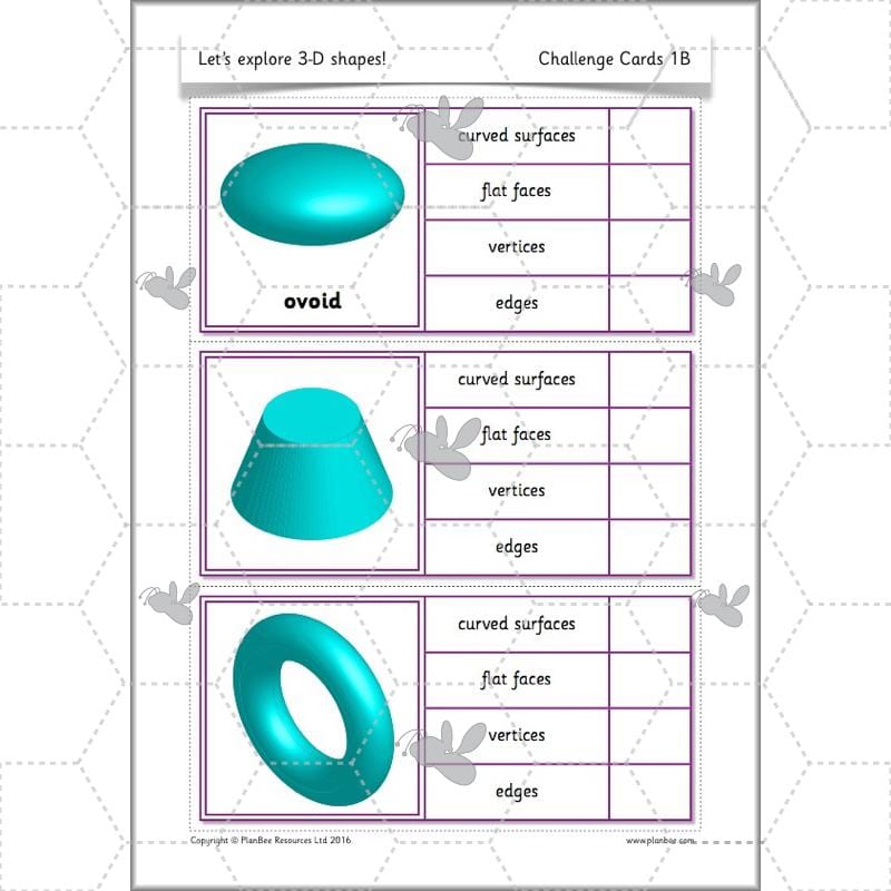 PlanBee Explore 3D Shapes Year 2 Maths Lesson by PlanBee
