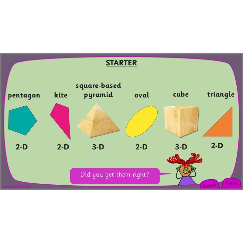 PlanBee Explore 3D Shapes Year 2 Maths Lesson by PlanBee