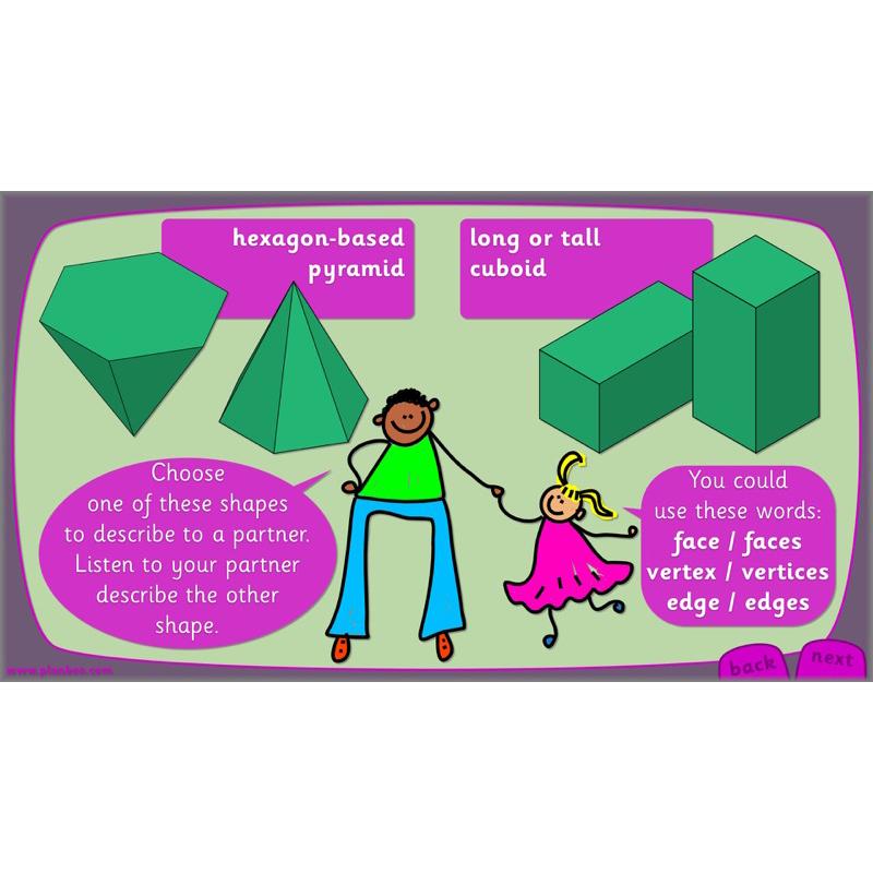 PlanBee Explore 3D Shapes Year 2 Maths Lesson by PlanBee