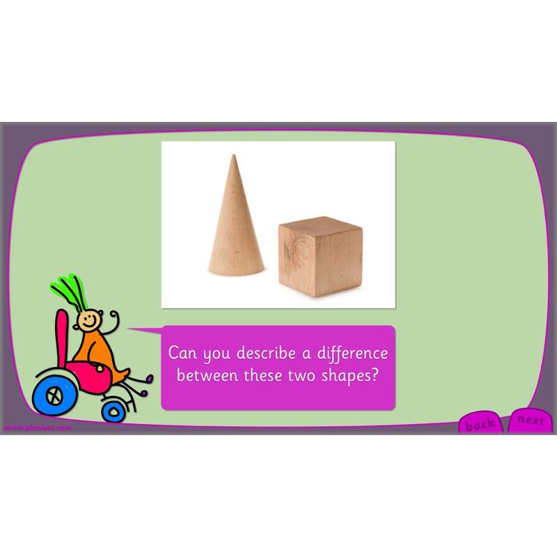 PlanBee Explore 3D Shapes Year 2 Maths Lesson by PlanBee