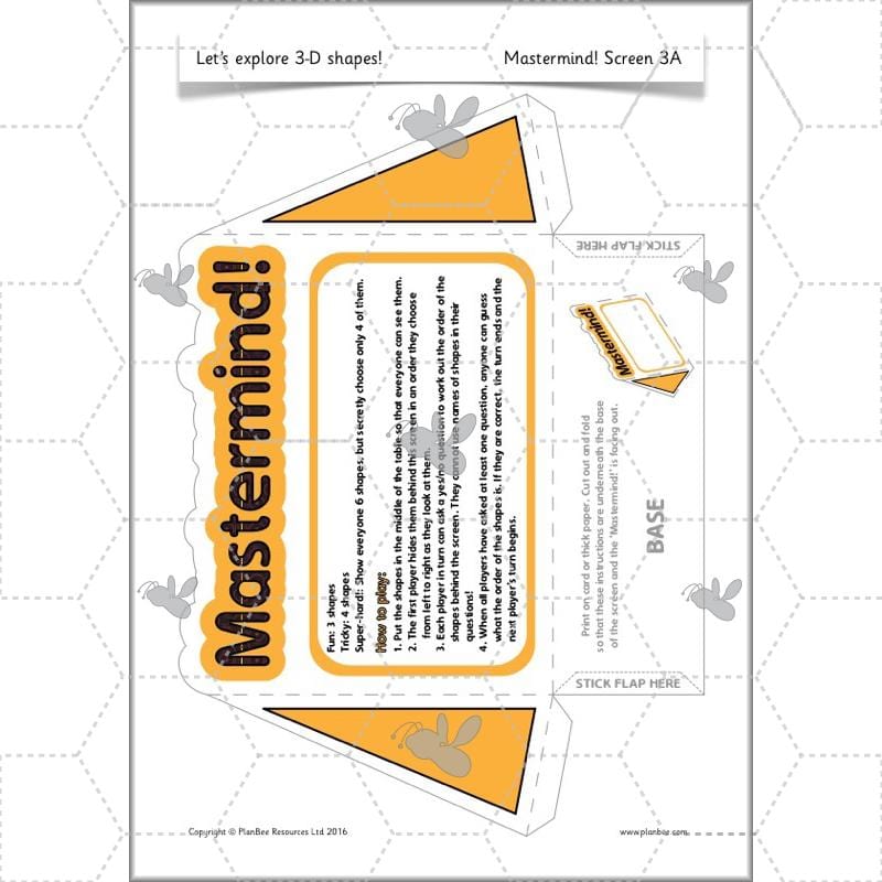 PlanBee Explore 3D Shapes Year 2 Maths Lesson by PlanBee