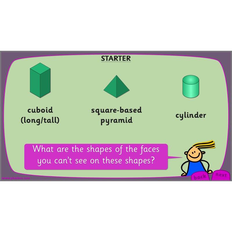 PlanBee Explore 3D Shapes Year 2 Maths Lesson by PlanBee