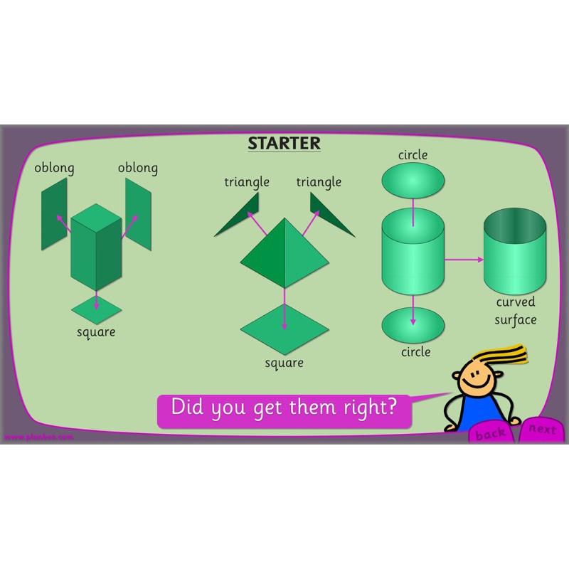 PlanBee Explore 3D Shapes Year 2 Maths Lesson by PlanBee