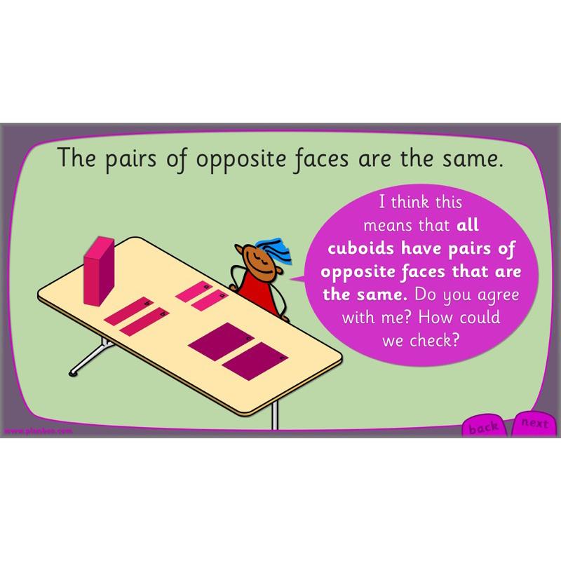 PlanBee Explore 3D Shapes Year 2 Maths Lesson by PlanBee