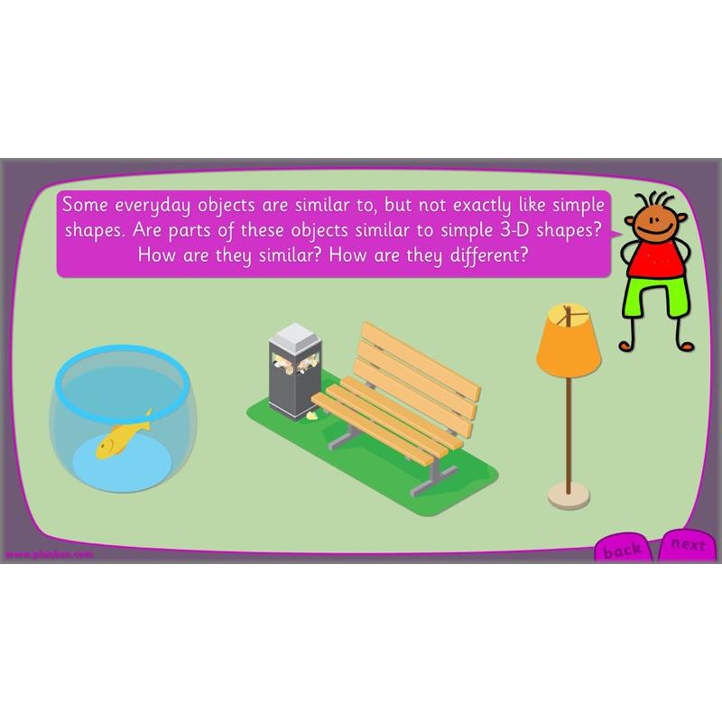 PlanBee Explore 3D Shapes Year 2 Maths Lesson by PlanBee