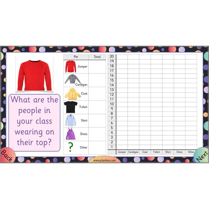 PlanBee Let's Explore Charts and Tables Year 2 Maths | PlanBee