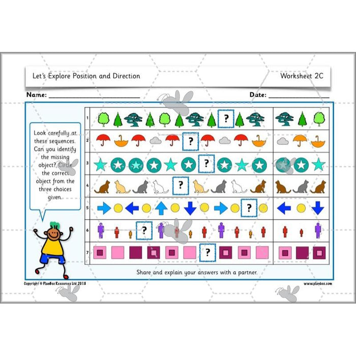 PlanBee Explore Position and Direction Year 2 Maths | PlanBee