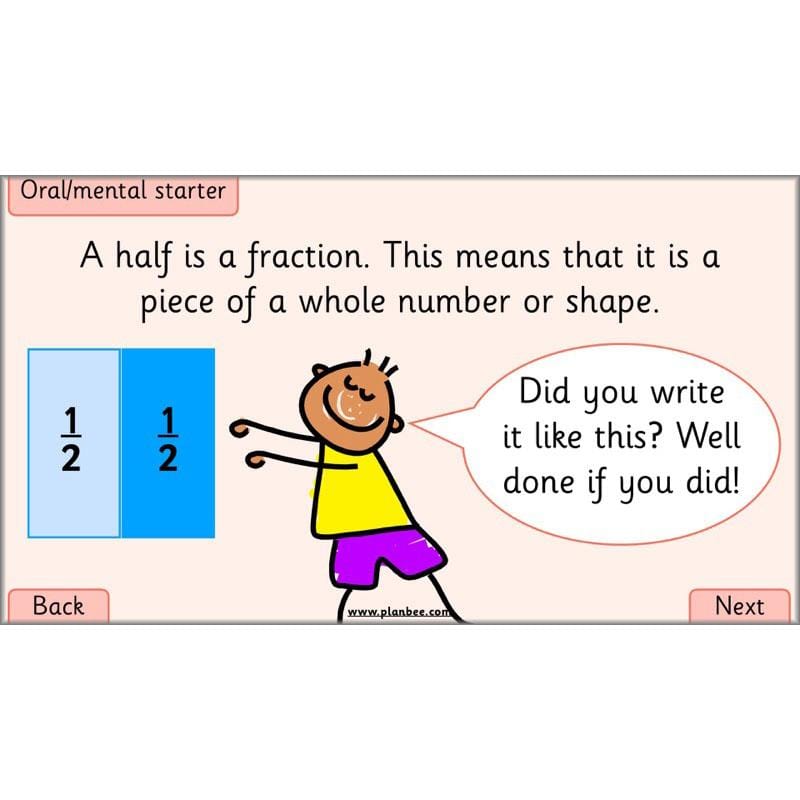 PlanBee Let's Find Fractions - Year 2 Maths - Measurement Planning