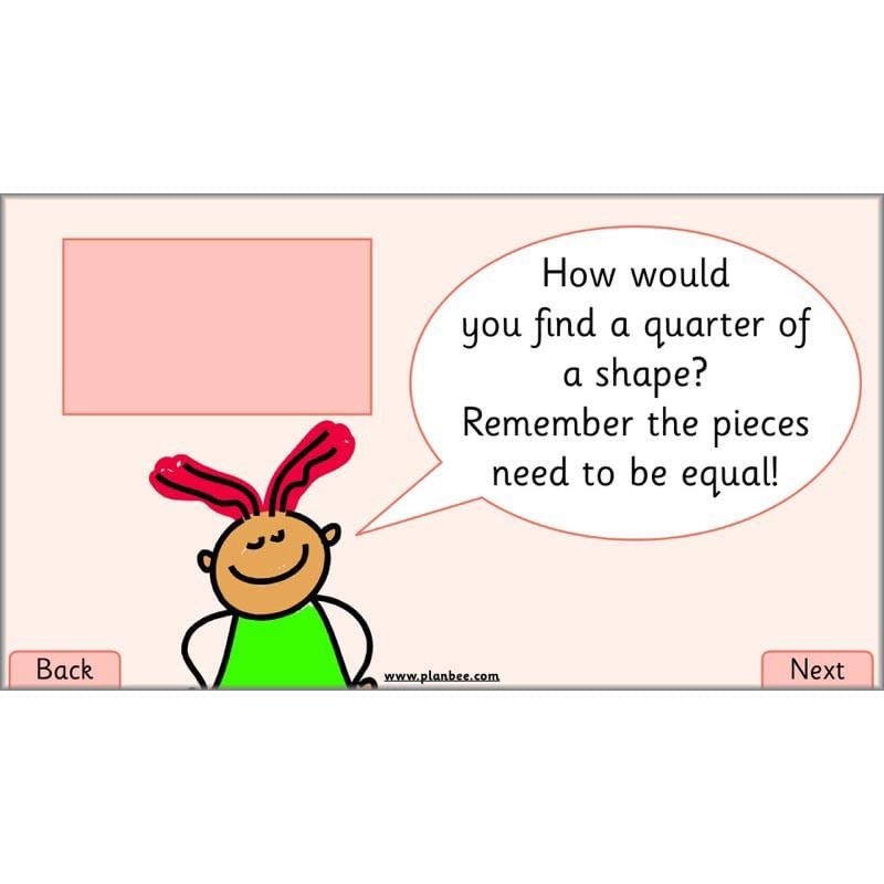 PlanBee Let's Find Fractions - Year 2 Maths - Measurement Planning