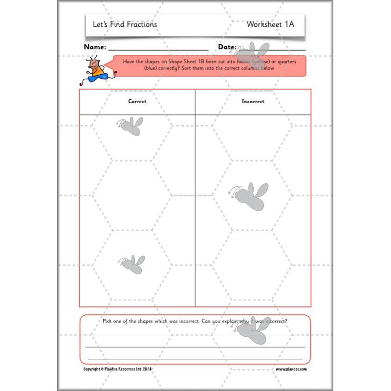 PlanBee Let's Find Fractions - Year 2 Maths - Measurement Planning