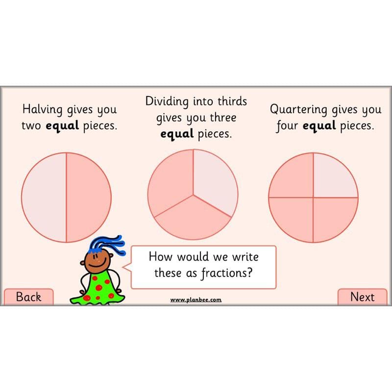 PlanBee Let's Find Fractions - Year 2 Maths - Measurement Planning