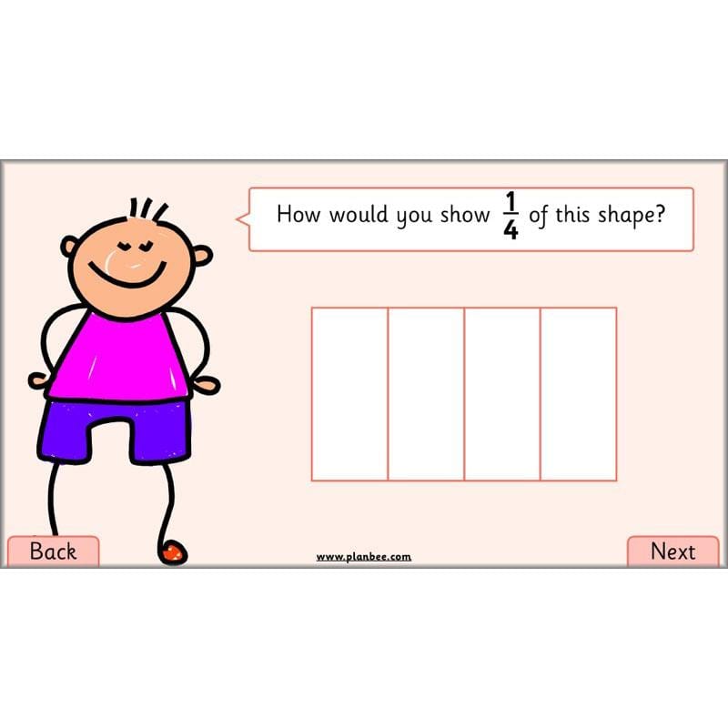 PlanBee Let's Find Fractions - Year 2 Maths - Measurement Planning
