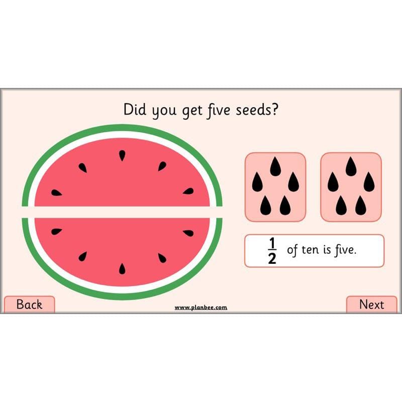 PlanBee Let's Find Fractions - Year 2 Maths - Measurement Planning