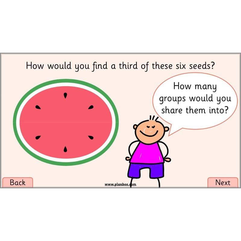 PlanBee Let's Find Fractions - Year 2 Maths - Measurement Planning