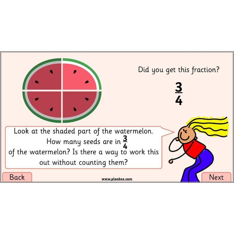 PlanBee Let's Find Fractions - Year 2 Maths - Measurement Planning