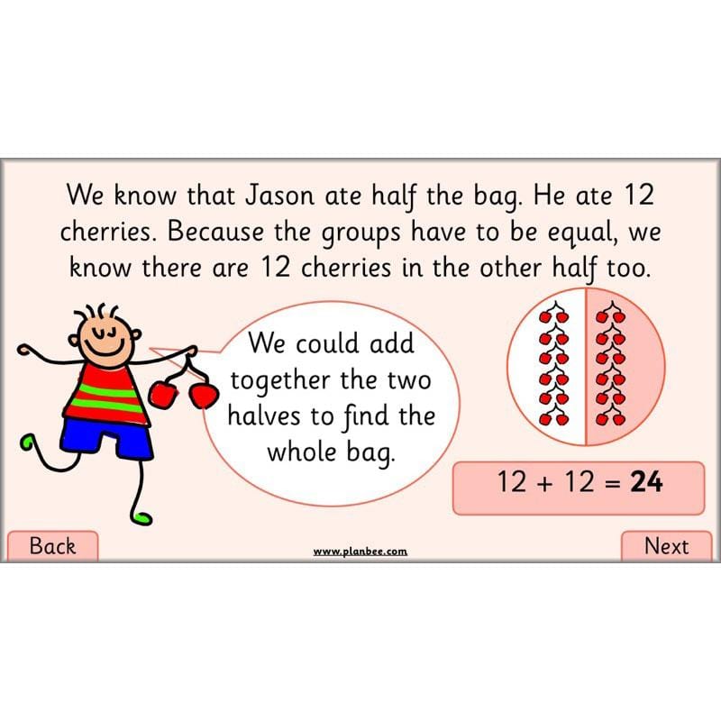 PlanBee Let's Find Fractions - Year 2 Maths - Measurement Planning