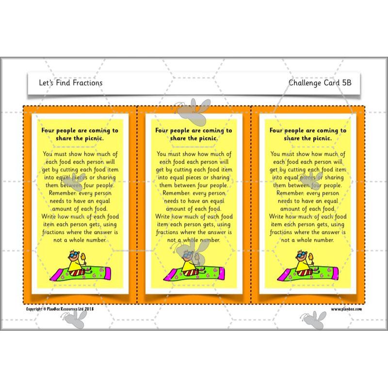 PlanBee Let's Find Fractions - Year 2 Maths - Measurement Planning